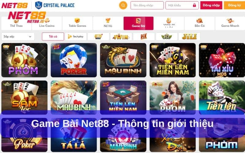 Tổng Quan Về Game Bài Tại Net88