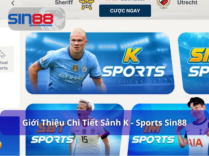 Giới thiệu K sport tại Sin88